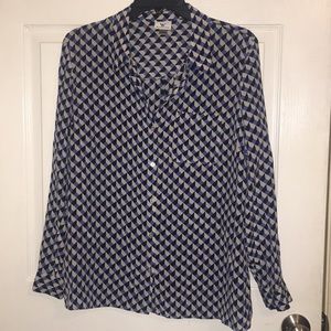 Geometric Button-Up
